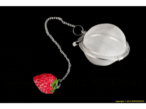 Zaparzacz metalowy kulka do parzenia herbaty lub ziół