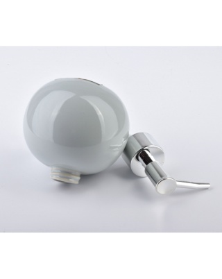 Ceramiczny dozownik na płyn mydło Alev szary połysk