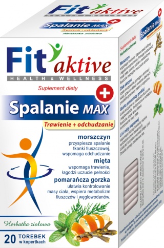 FIT AKTIVE SPALANIE MAX HERBATA NA ODCHUDZANIE