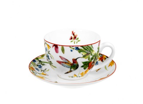 Filiżanka ze spodkiem Linnea w ozdobnym pudełku z porcelany