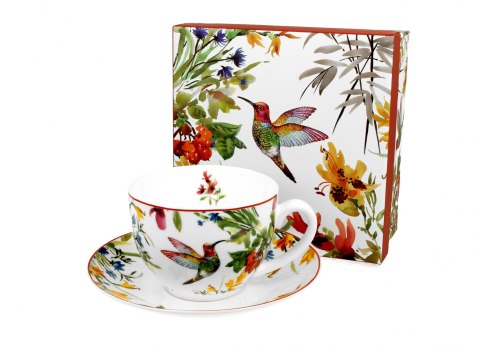 Filiżanka ze spodkiem Linnea w ozdobnym pudełku z porcelany