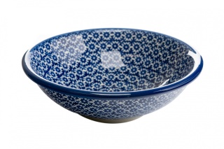Miska obiadowa z Bolesławca unikalny kwiatowy wzór