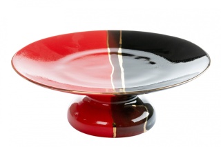 Patera na nóżce talerz na owoce ciasto Mieroszów