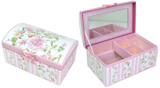 Szkatułka na biżuterię idealny prezent z kwiatami