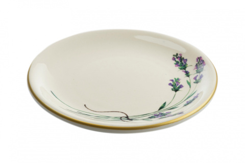 6 ceramicznych talerz deserowy lawenda Mieroszów