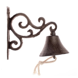 Dzwon żeliwny do powieszenia dzwonek do drzwi ozdoba