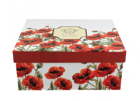 Komplet 2 filiżanek ze spodkami Poppies urodziny maki
