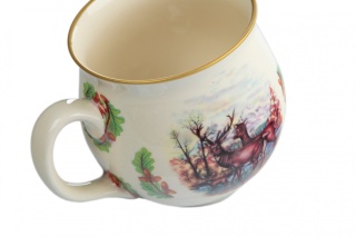 Kubek z Mieroszowa w kształcie baniastym myśliwski