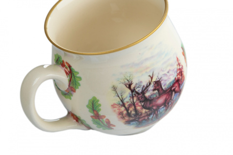 Kubek z Mieroszowa w kształcie baniastym myśliwski