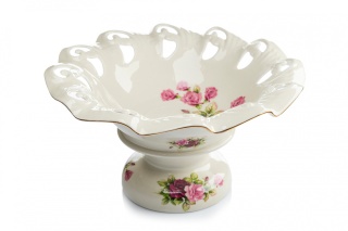 Owocarka na nóżce róża Mieroszów na owoce