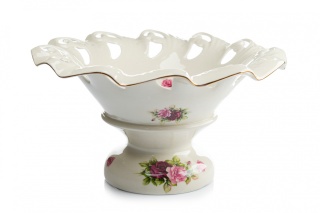 Owocarka na nóżce róża Mieroszów na owoce