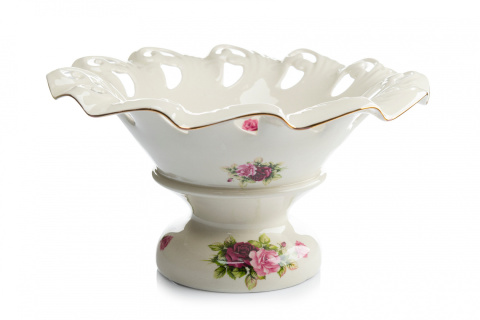 Owocarka na nóżce róża Mieroszów na owoce