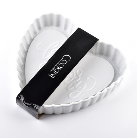 Porcelanowa foremka do pieczenia w kształcie serca