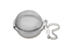 Zaparzacz metalowy kulka duża do parzenia herbaty lub ziół