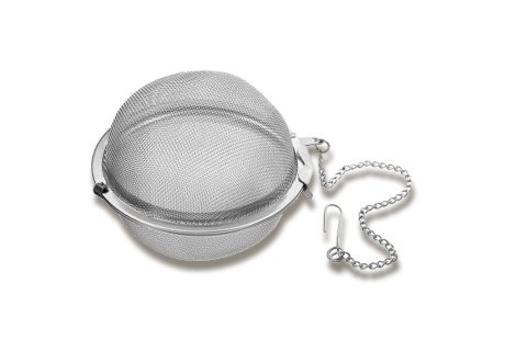 Zaparzacz metalowy kulka duża do parzenia herbaty lub ziół