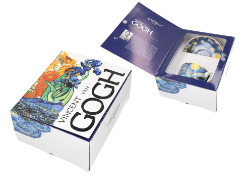 Filiżanka ze spodkiem Gwiaździsta noc Gogh Carmani