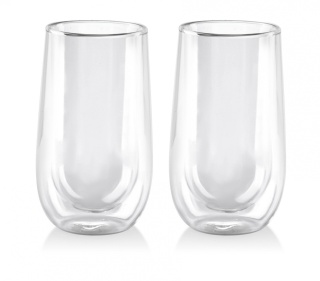 Komplet 2 kubków szklanek termicznych Peter 400 ml prezent