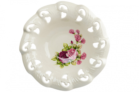 Owocarka na nóżce róża Mieroszów na owoce