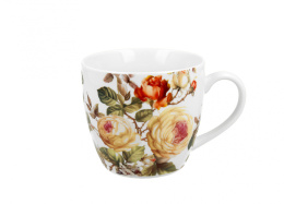 Klasyczny kubek porcelanowy na prezent urodziny Zahra róże