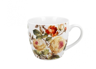 Klasyczny kubek porcelanowy na prezent urodziny Zahra róże