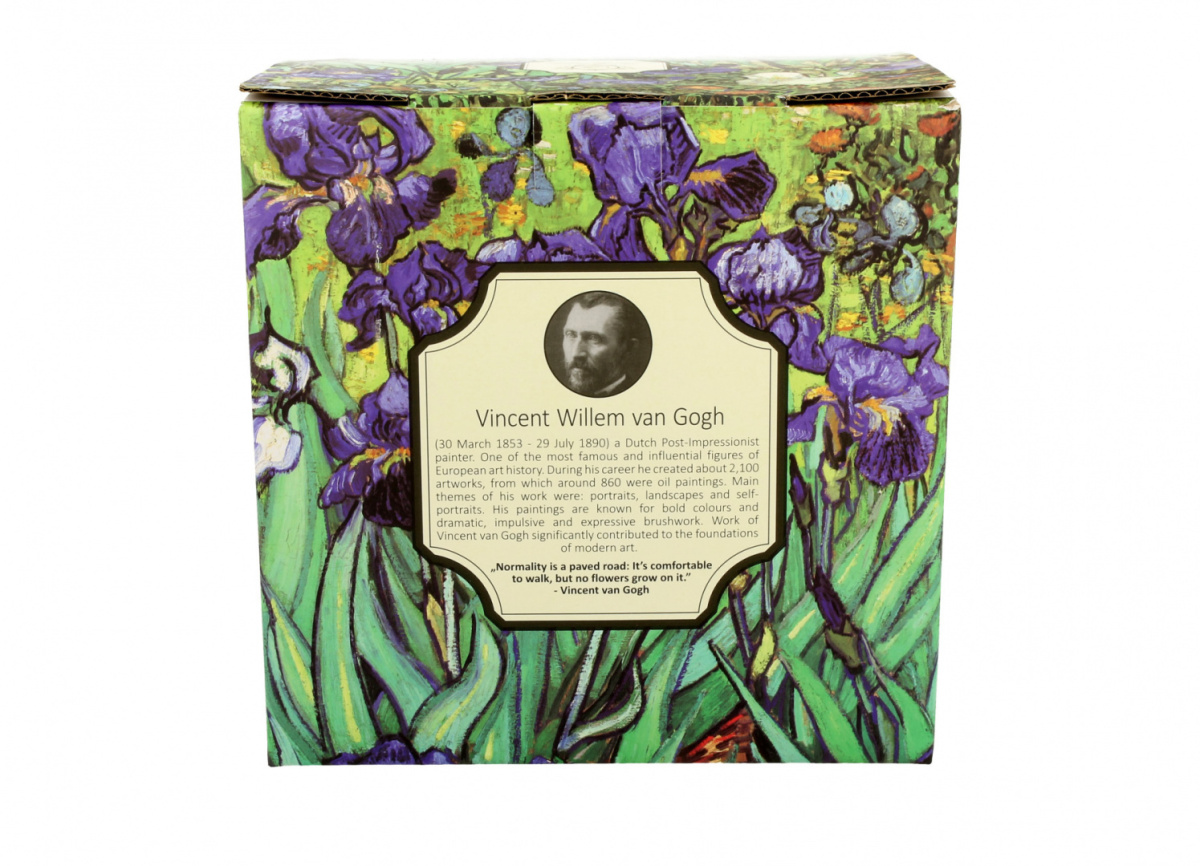 Filiżanka z imbrykiem tea for one Gogh Irysy kwiaty