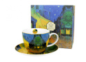 Filiżanka ze spodkiem jumbo Van Gogh Taras kawiarni nocą