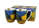 Zestaw 2 kubków Van Gogh Taras kawiarni nocą dla dwojga