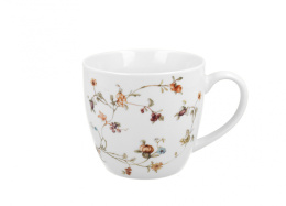 Duży kubek porcelanowy na prezent urodziny Safa kwiaty