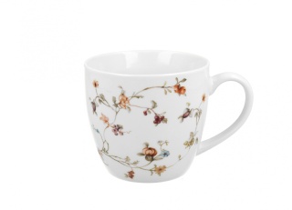 Duży kubek porcelanowy na prezent urodziny Safa kwiaty