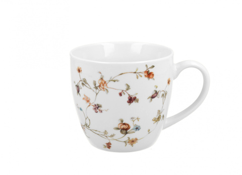 Duży kubek porcelanowy na prezent urodziny Safa kwiaty