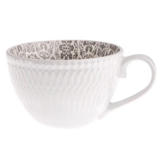 Ceramiczny kubek ornament tłoczony wzór na urodziny