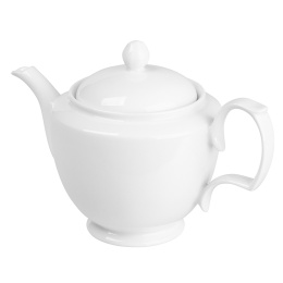 Biały dzbanek czajnik do herbaty 1,2l Mariapaula klasyka