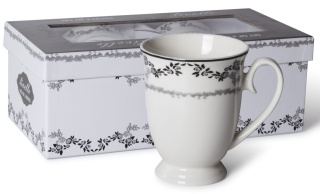 Komplet dwóch kubków marki Livello róże prezent