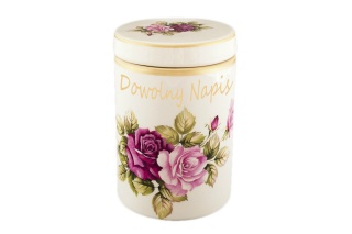 Pojemnik kuchenny Mieroszów z różą NA ZAMÓWIENIE