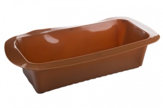 Silikonowa forma do pieczenia keksówka do chleba brązowa