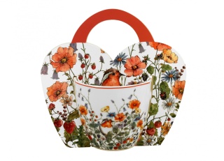 Duży kubek porcelanowy na prezent urodziny Wild Bird ptaki