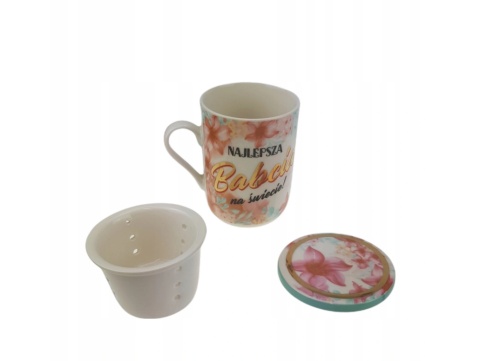 Kubek z zaparzaczem na prezent dzień babci Najlepsza babcia