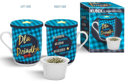 Kubek z zaparzaczem na prezent dzień dziadka Wyjątkowy Dziadek