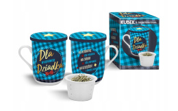 Kubek z zaparzaczem na prezent dzień dziadka Wyjątkowy Dziadek