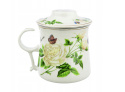Kubek zaparzacz sitko do parzenia herbaty róża herbaciana