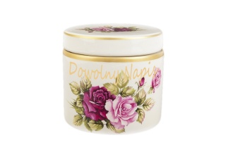 Pojemnik kuchenny Mieroszów z różą NA ZAMÓWIENIE