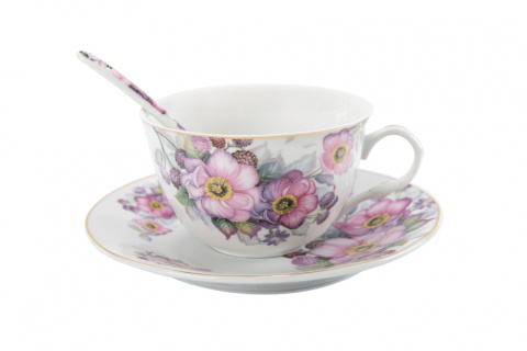 Komplet 6 filiżanek do kawy dzika róża Fusaichi Pegasus