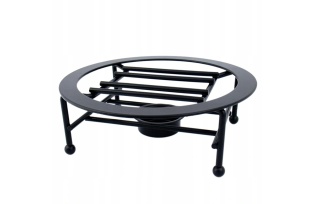 Metalowy stojak podgrzewacz pod imbryk garnek na świeczkę