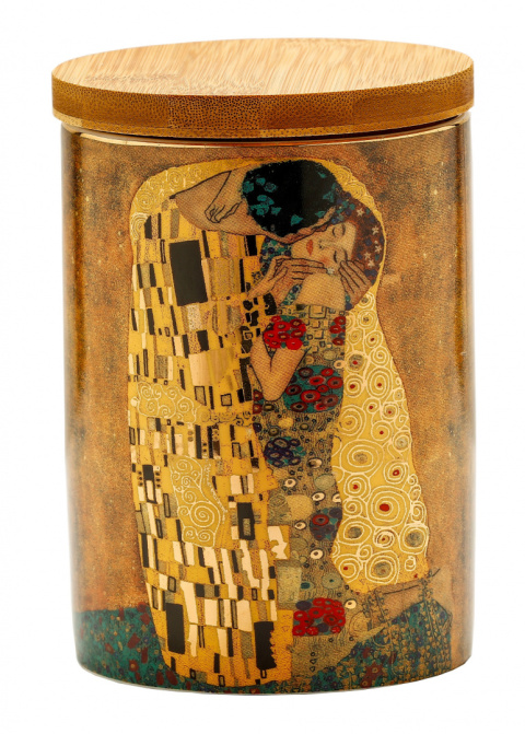 Duży pojemnik stojący kuchenny na przyprawy herbatę Klimt