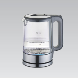 Czajnik elektryczny szklany do herbaty szary 1,7 litra Maestro MR053