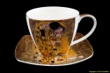 KLIMT POCAŁUNEK ZESTAW 6 FILIŻANEK + ŁYŻECZKI