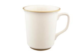 Duży kubek 450ml kremowy Mieroszów ceramika polska