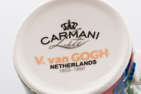 KUBEK PORCELANA CARMANI VAN GOGH KAWIARENKA NOCĄ