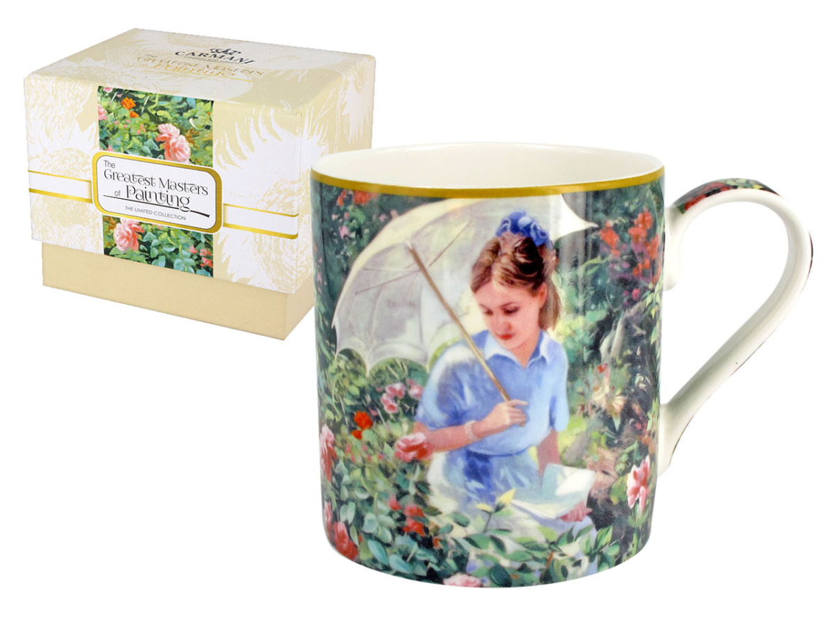 Carmani kubek do herbaty prezent Impresjoniści w ogrodzie