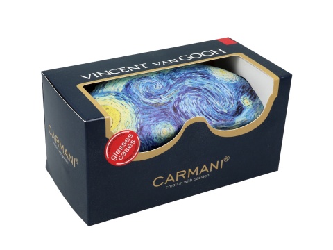 Duże etui na okulary Van Gogh Gwiaździsta noc pokrowiec